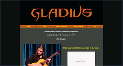 Desktop Screenshot of gladiusmusic.com