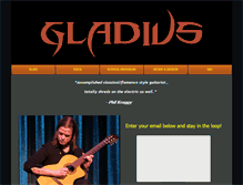 Tablet Screenshot of gladiusmusic.com